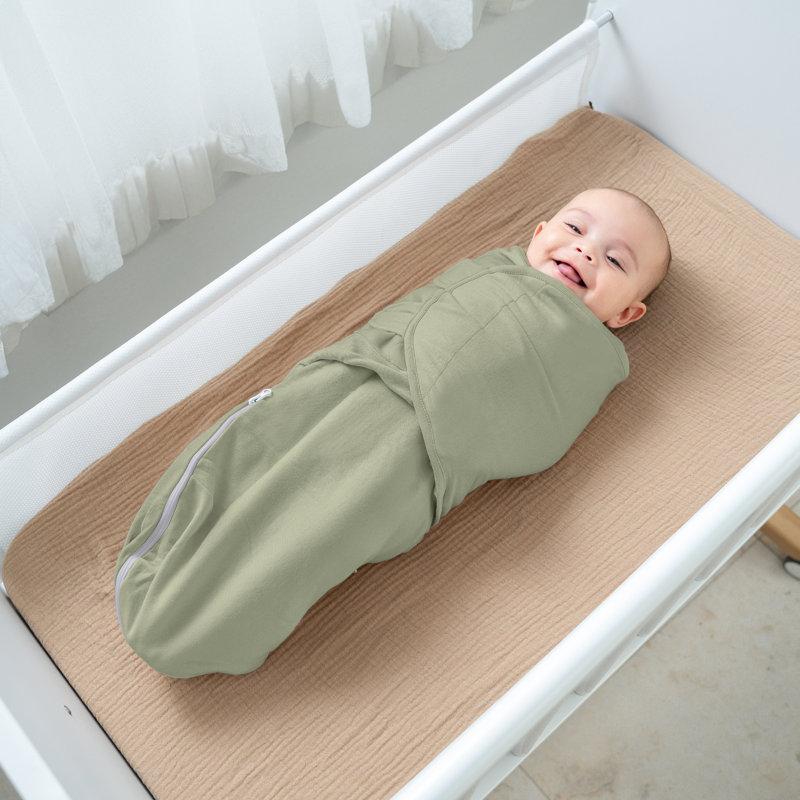 Wayfair Comfy Cubs Swaddle Blankets For Baby Girl & Boy Easy Adjustable Sleep Sack With Easy Access Zipper For Diaper Changes Baby Blankets (Set Of 3)