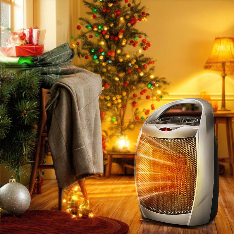 Wayfair Compact 1500w/750w Space Heater With Thermostat - Etl Certified Ceramic Portable Heater Fan Ideal For Home/dorm/office/kitchen