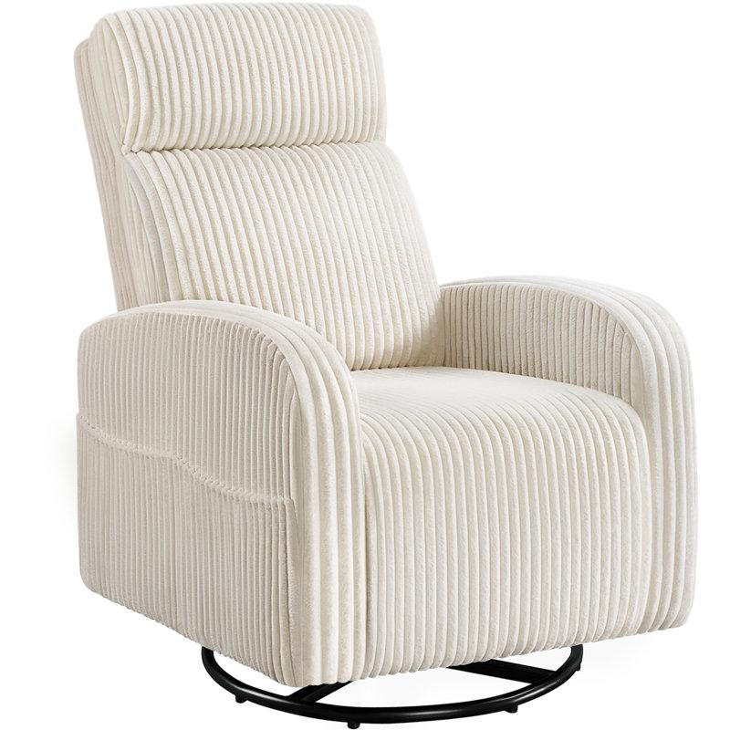 Wayfair Corduroy Swivel Nursery Glider Chair For Nursery Room Living Room