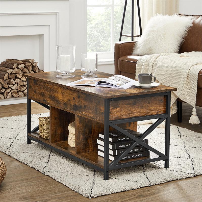 Wayfair Corrine Lift Top Extendable Coffee Table With Storage
