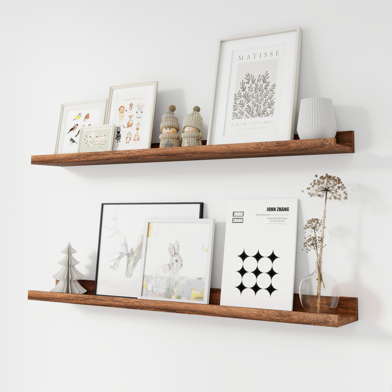 Wayfair Darlicia 2 Piece Picture Ledge Wall Mounted Shelf