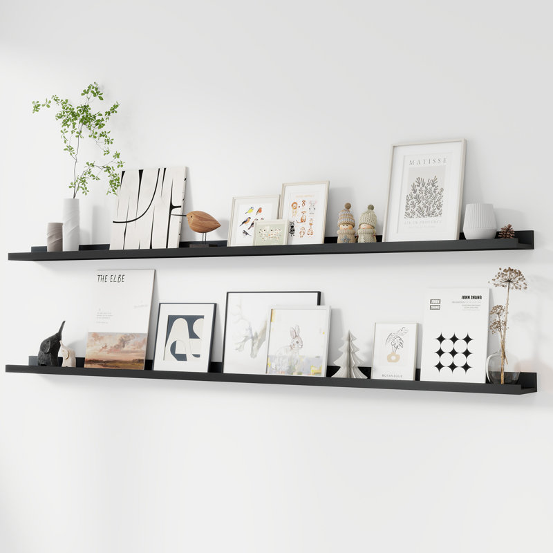 Wayfair Darlicia 2 Piece Picture Ledge Wall Mounted Shelf
