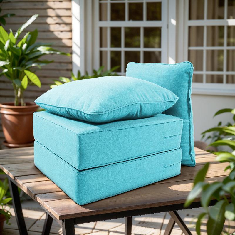 Wayfair Deb Outdoor 6" Thick Cushion Set - Back Cushions And Seat Cushions
