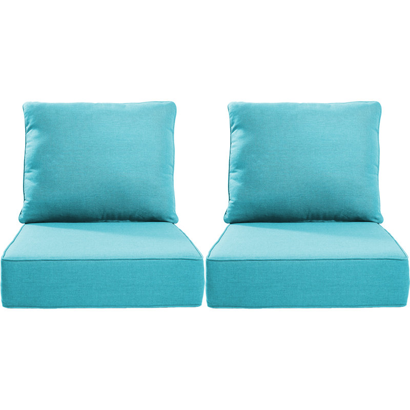 Wayfair Deb Outdoor 6" Thick Cushion Set - Back Cushions And Seat Cushions