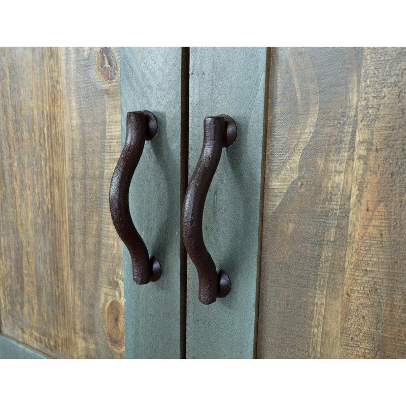 Wayfair Dodge Kitchen Island W/3 Drawer 2 Sliding Doors 2 Mesh Doors On Each Side & Casters