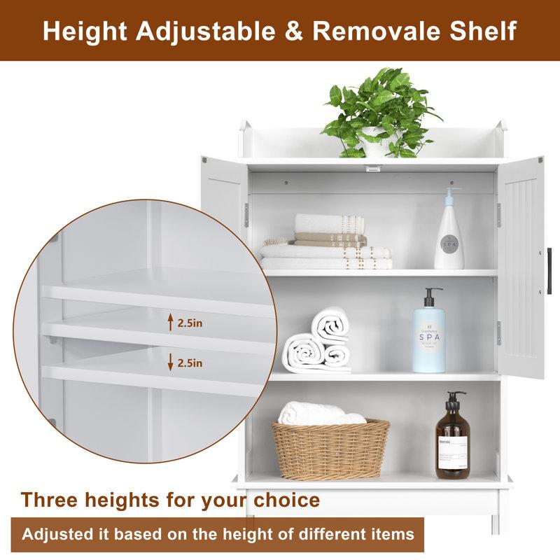Wayfair Doniphan Freestanding Over The Toilet Storage