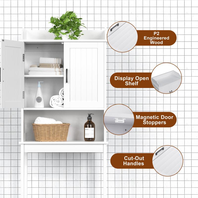 Wayfair Doniphan Freestanding Over The Toilet Storage