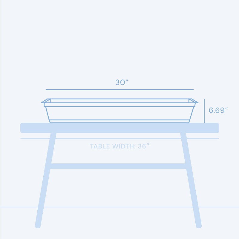 Wayfair Dura Cotta Traditional Plastic Indoor/Outdoor Rectangle Window Box Planter With Attached Saucer