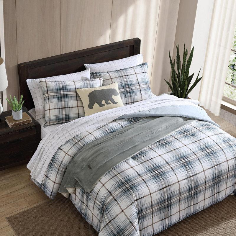 Wayfair Eddie Bauer Alder Plaid Cotton Comforter Set