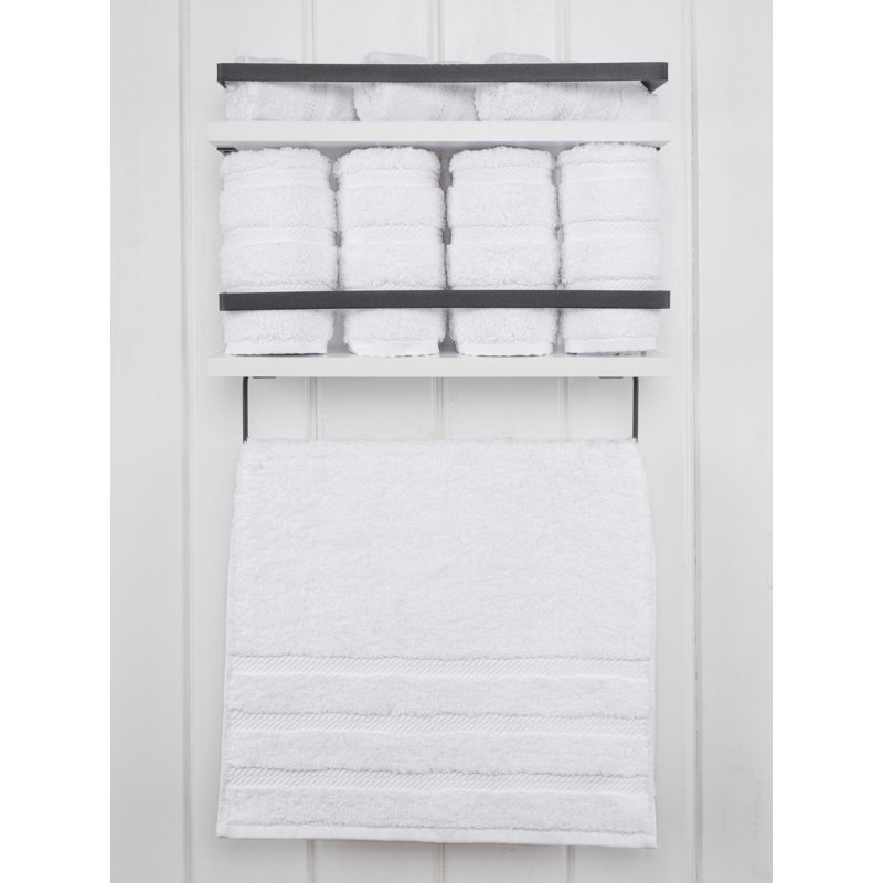Wayfair Edison Collection 100% Cotton 4 Piece Turkish Hand Towel Set (Set Of 4)