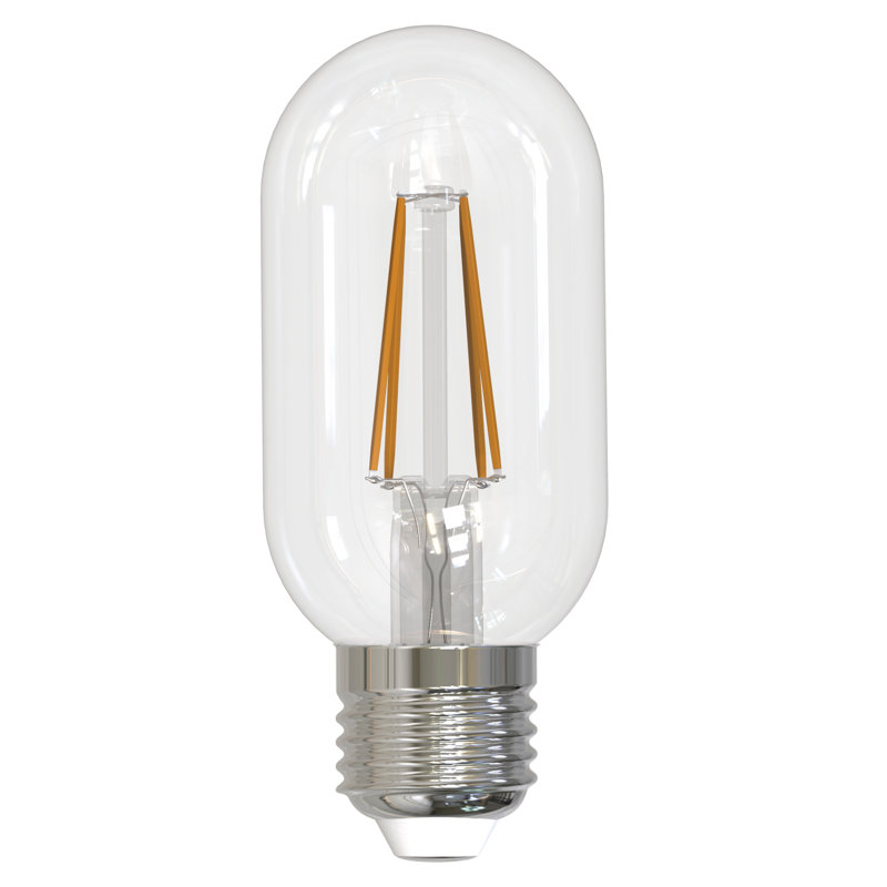 Wayfair Equivalent T14 E26/Medium (Standard) Dimmable 3000K LED Bulb (Set Of 4) 862703
