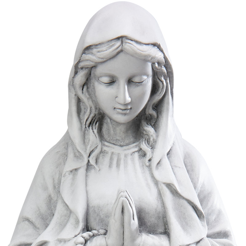 Wayfair Eskil Virgin Mary Praying Statue Outdoor Garden Religious Decorations Statue