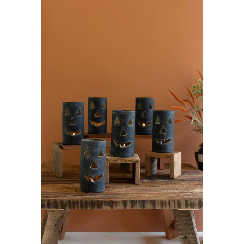 Wayfair Esmeray Quinton SHORT BLACK CLAY JACK-O-LANTERN