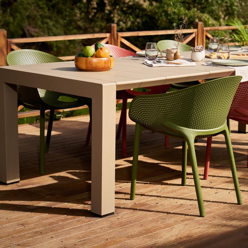 Wayfair Farrah Outdoor Stacking Dining Armchair (Set Of 2)