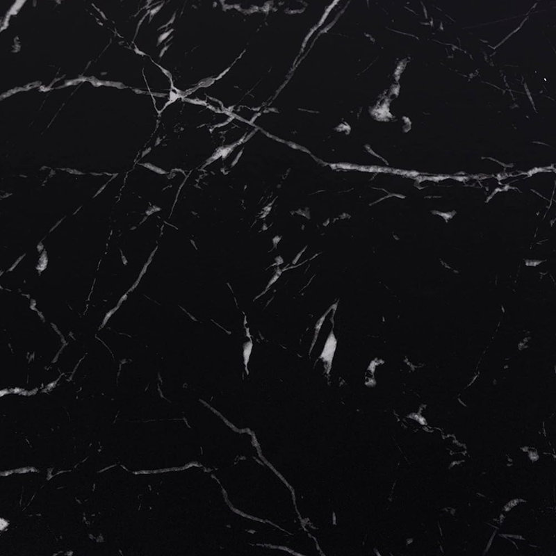 Wayfair Faux Marble Nesting Coffee Tables - Set Of 2 Modern Square Side Tables For Living Room No Assembly Needed Marble Black