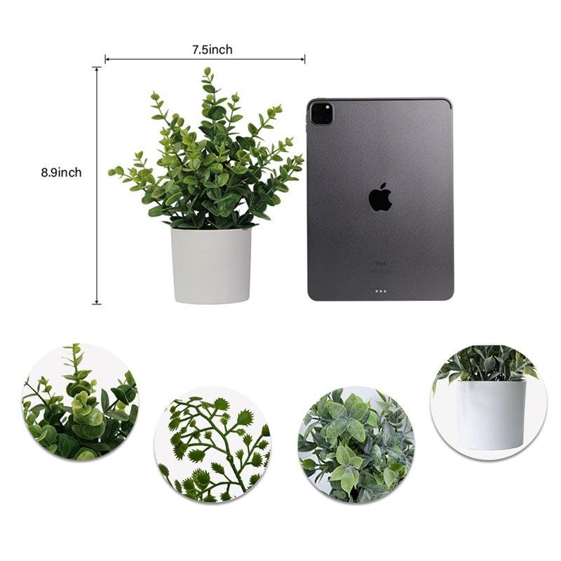 Wayfair Faux Plants 10'' Faux Plant In Ceramic Pot (Set Of 3)