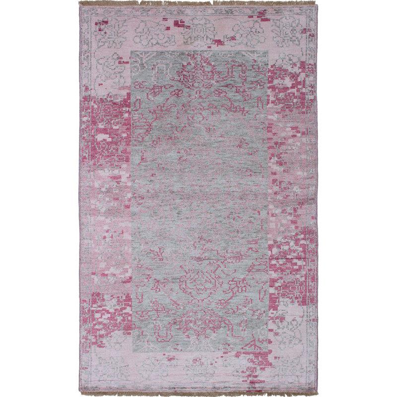 Wayfair Fizza One-of-a-Kind 5' X 8'2" 2010s Viscose Area Rug in
