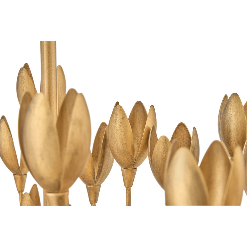 Wayfair Flora 10 - Light Unique Novetly Chandelier By Lisa McDennon