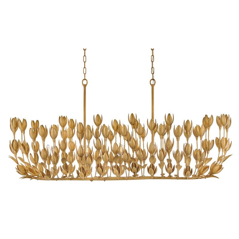Wayfair Flora 10 - Light Unique Novetly Chandelier By Lisa McDennon