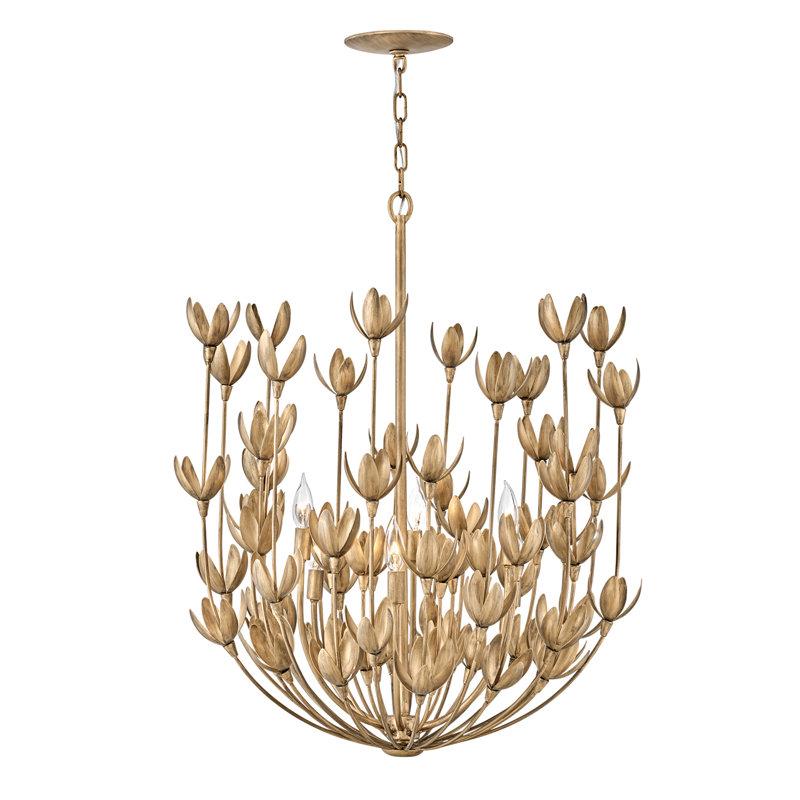 Wayfair Flora Six-Light Multi-Tier Handmade Chandelier By Lisa McDennon