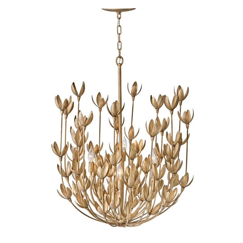 Wayfair Flora Six-Light Multi-Tier Handmade Chandelier By Lisa McDennon