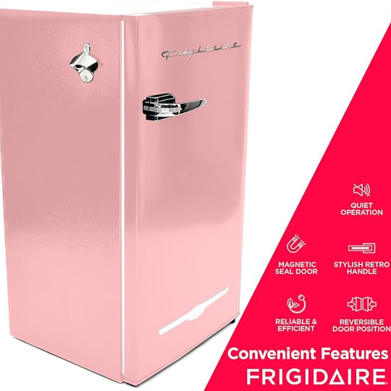 Wayfair Frigidaire 3.2 CU. FT. Compact Refrigerator (Retro Design)