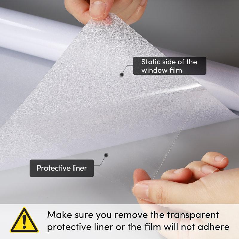 Wayfair Frosted Privacy Non-Wall Damaging Window Decal