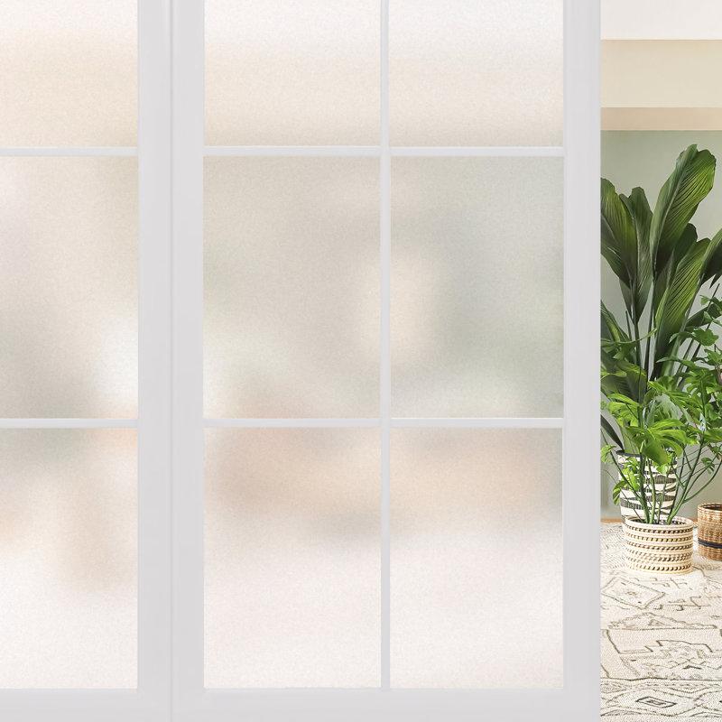 Wayfair Frosted Privacy Non-Wall Damaging Window Decal