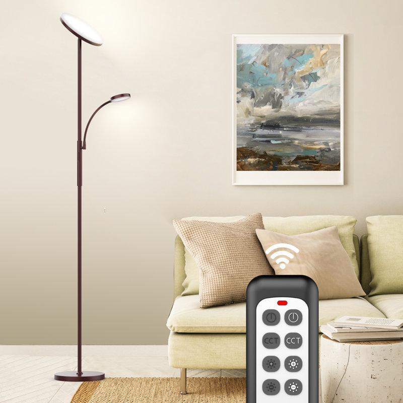 Wayfair Gaillac 68.9 LED Floor Lamp with Remote Control