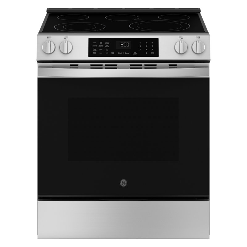 Wayfair GE 30" Slide-In Electric Convection Range GRS600AVFS