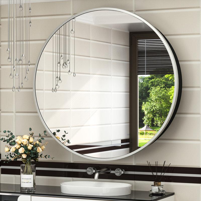 Wayfair Gervon Round Wall Mounted Medicine Cabinet with Shelves