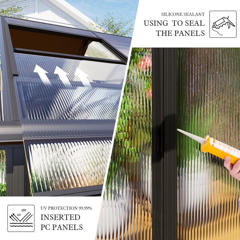 Wayfair Grower’s Haven Victorian Style Polycarbonate Greenhouse