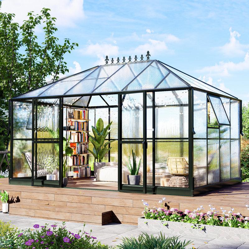 Wayfair Grower’s Haven Victorian Style Polycarbonate Greenhouse