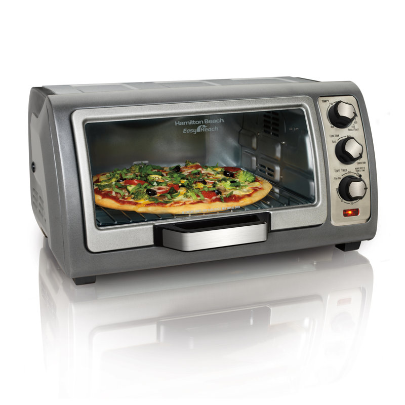Wayfair Hamilton Beach® Easy Reach® Convection Toaster Oven With Roll-Top Door