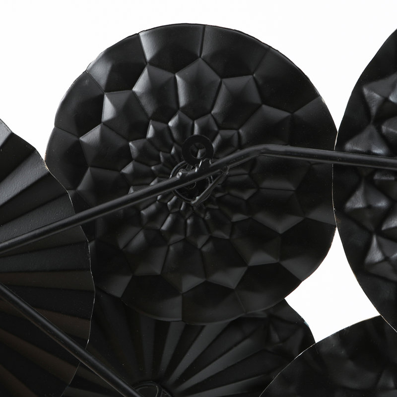 Wayfair Handmade Multi-Color Metal Abstract Flower Wall Decor