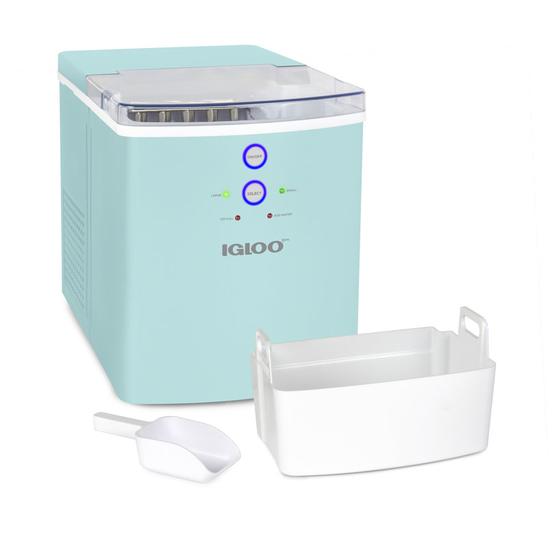 Wayfair Igloo Premium Countertop Ice Maker Machine 33 Lbs. In 24 Hrs. With Ice Scoop And Basket
