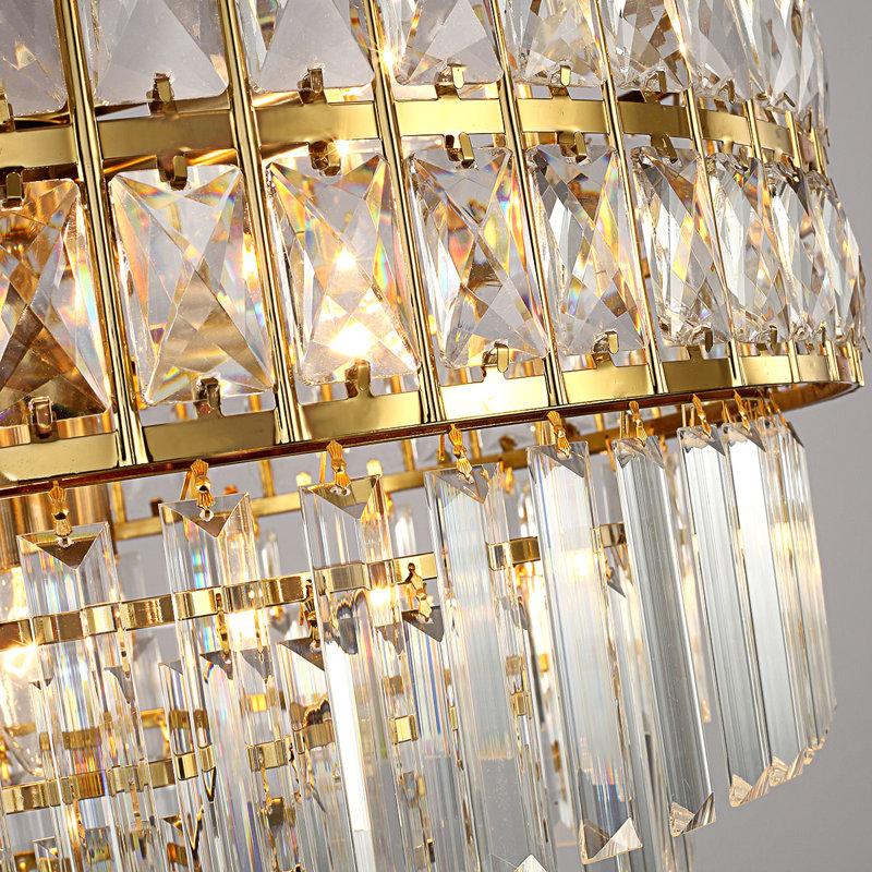 Wayfair Imma Crystal Empire Chandelier With Crystal Accents