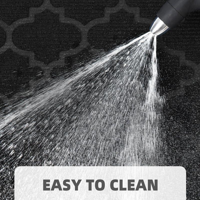 Wayfair Ingelbert Personalizable Non-Slip Geometric Outdoor Doormat