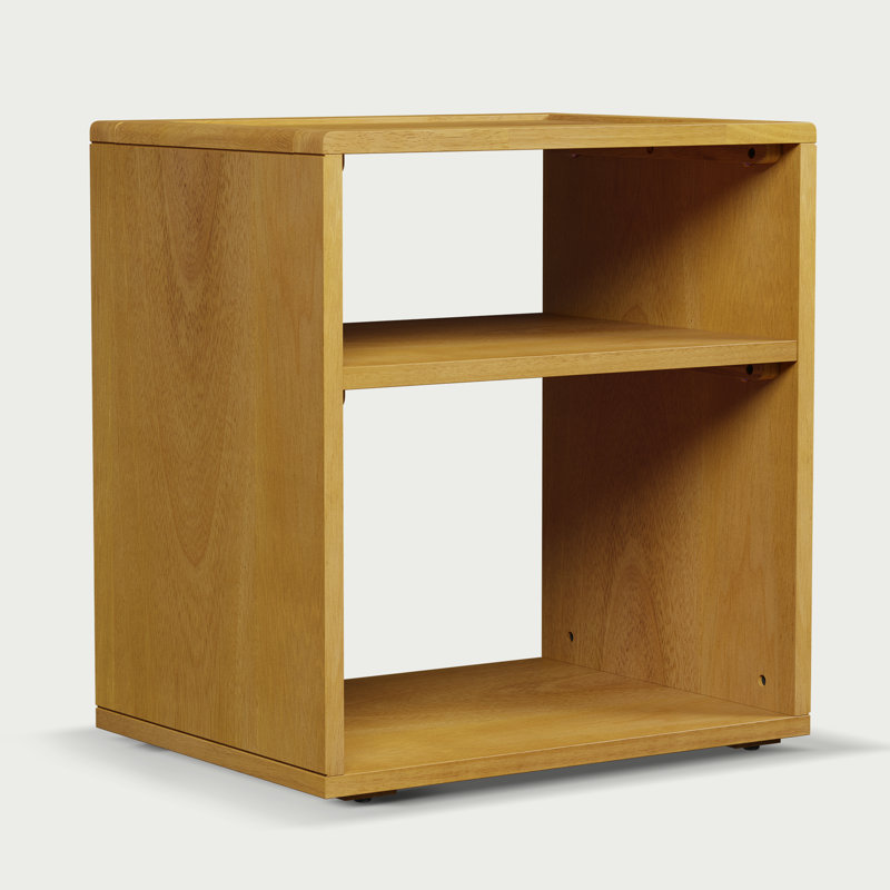 Wayfair Jamerian Rubber Wood Nightstand Modern Bedside Table Without Drawer Bed Night Stands Side Tables For Bedroom Living Room & Reading Room