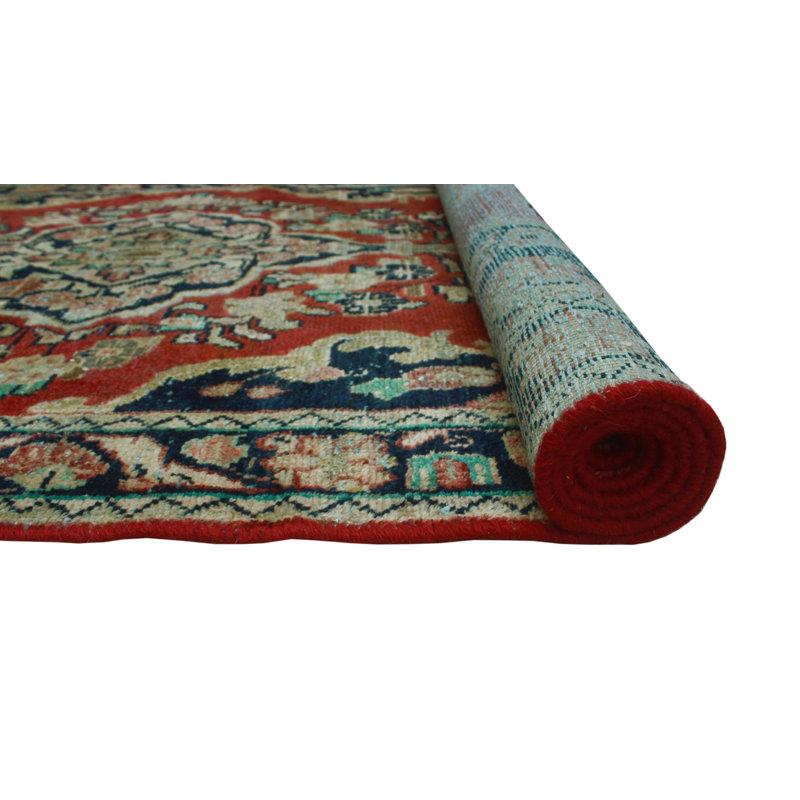 Wayfair Jamiylah One-of-a-Kind 3'8" X 10'9" 1980s Runner Wool Area Rug In