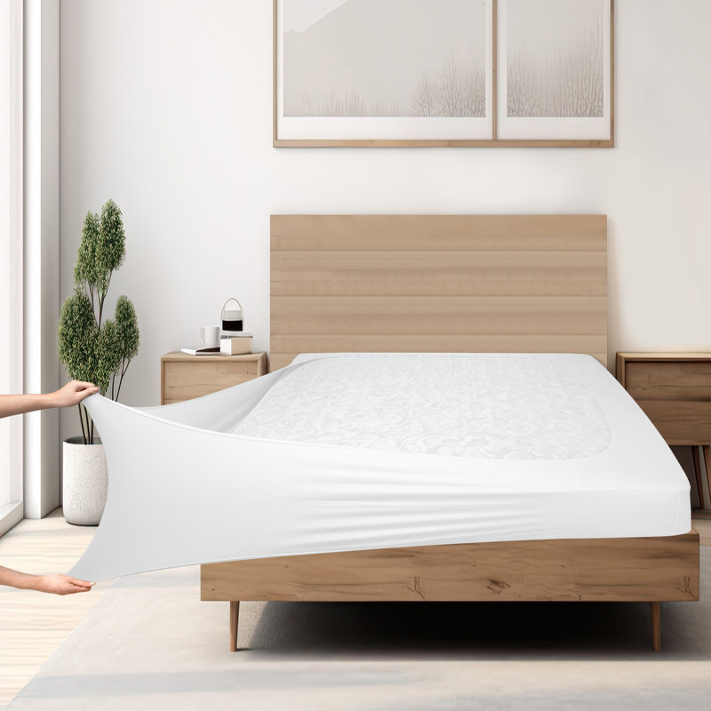 Wayfair Jersey Knit Stretchy Wrap Around Box Spring Cover