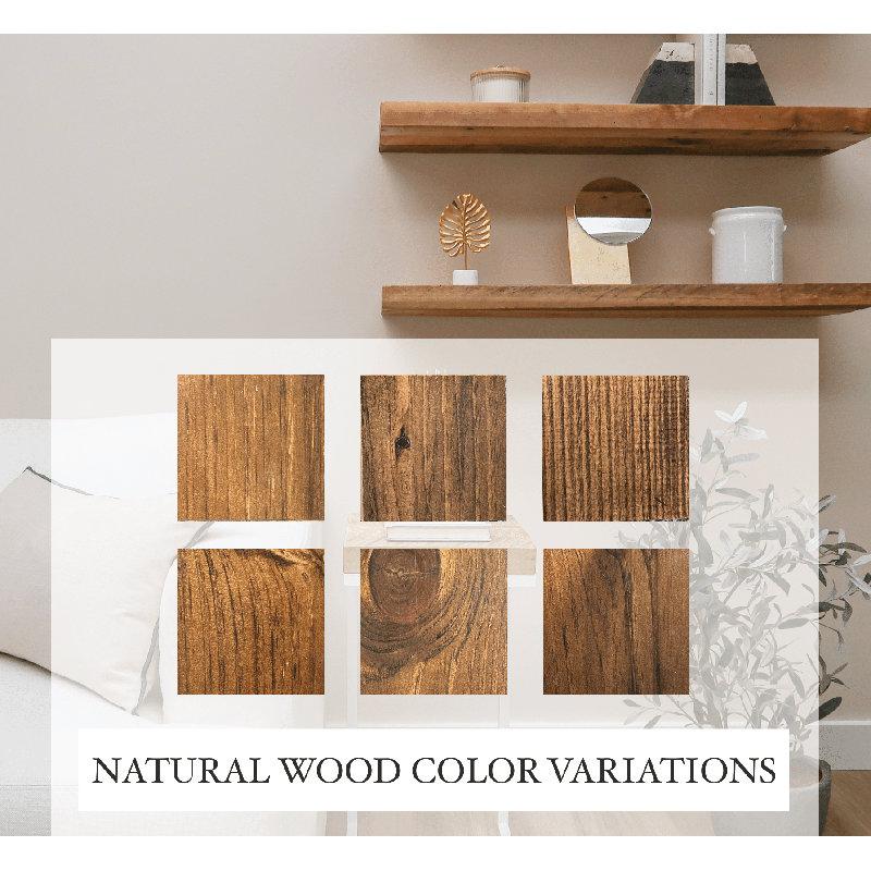 Wayfair Jesher 2 Piece Distressed Floating Shelves (Set Of 2)