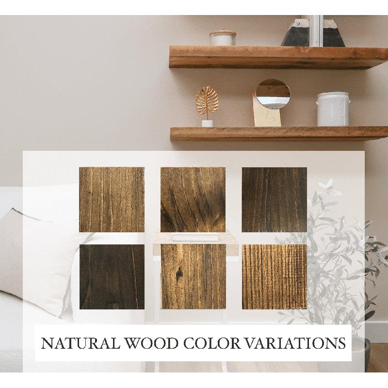 Wayfair Jesher 2 Piece Distressed Floating Shelves (Set Of 2)