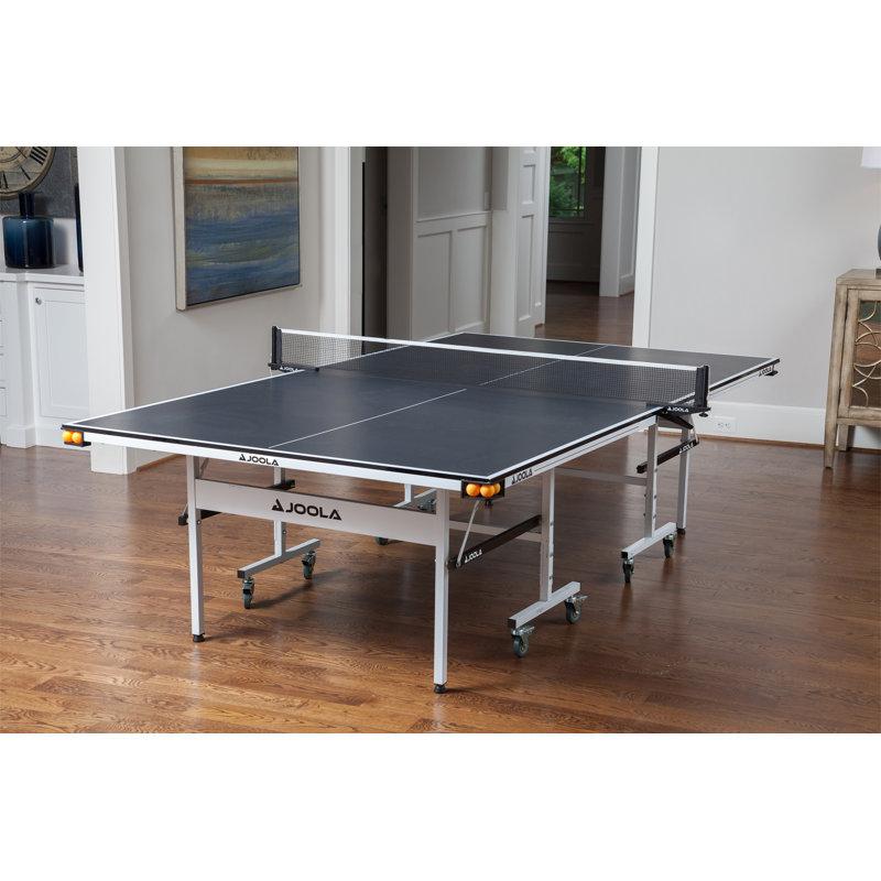 Wayfair JOOLA Rally - Professional MDF Indoor Table Tennis Table With Quick Clamp Net Set With Playback Mode