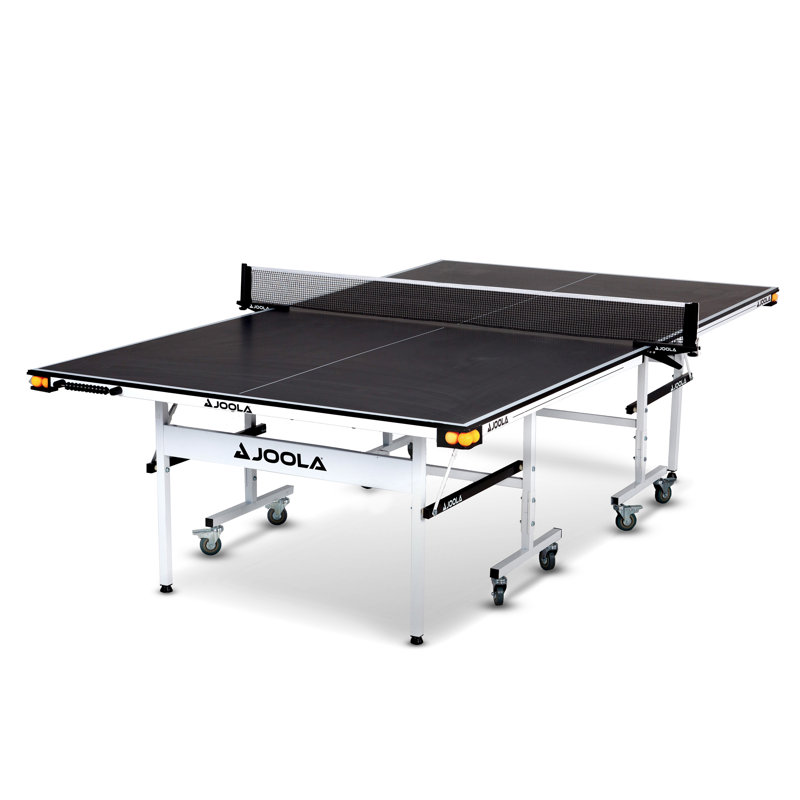 Wayfair JOOLA Rally - Professional MDF Indoor Table Tennis Table With Quick Clamp Net Set With Playback Mode