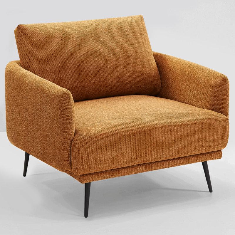 Wayfair Karaka 37.5'' Wide Oversized Armchair Accent Chair Single Seat Sofa For Living Room