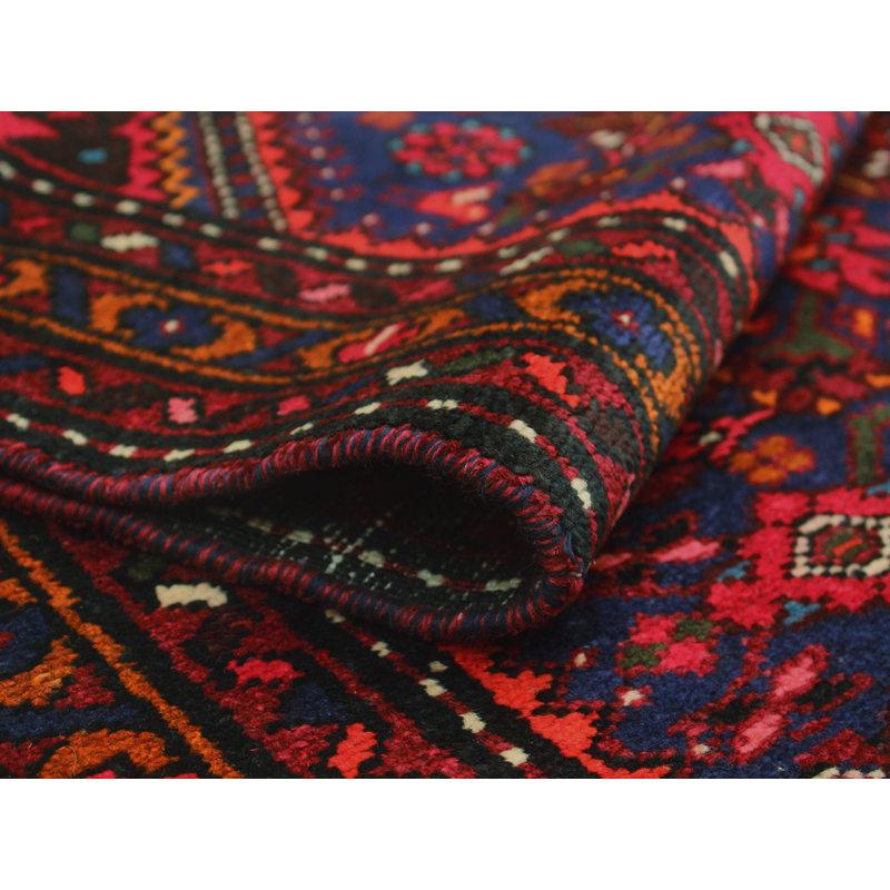 Wayfair Kayvien One-of-a-Kind 3'6" X 9'10" 1980s Runner Wool Area Rug In