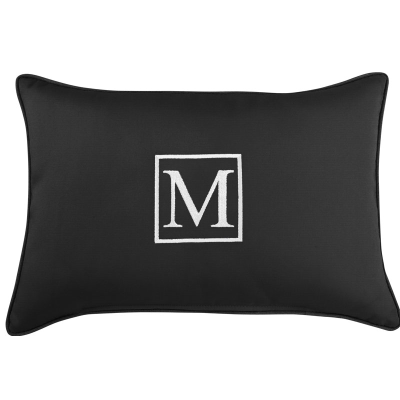 Wayfair Kerrell Embroidered Sunbrella® Indoor/Outdoor Throw Pillow