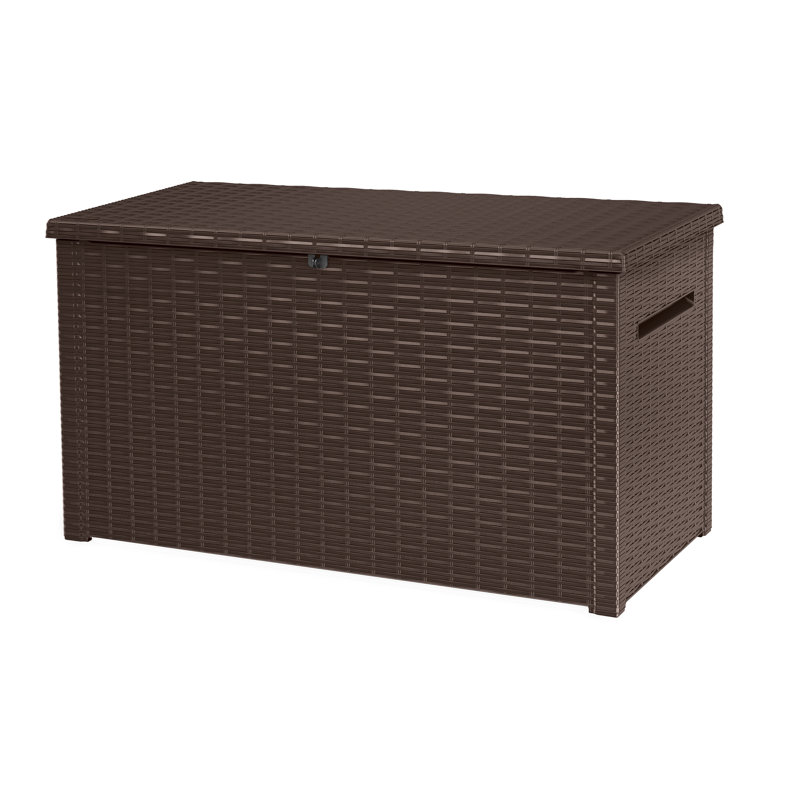 Wayfair Keter Java 230 Gallon XXL Durable Resin Outdoor Storage And Organization Deck Box Ideal For Garden Patio Furniture And Supplies