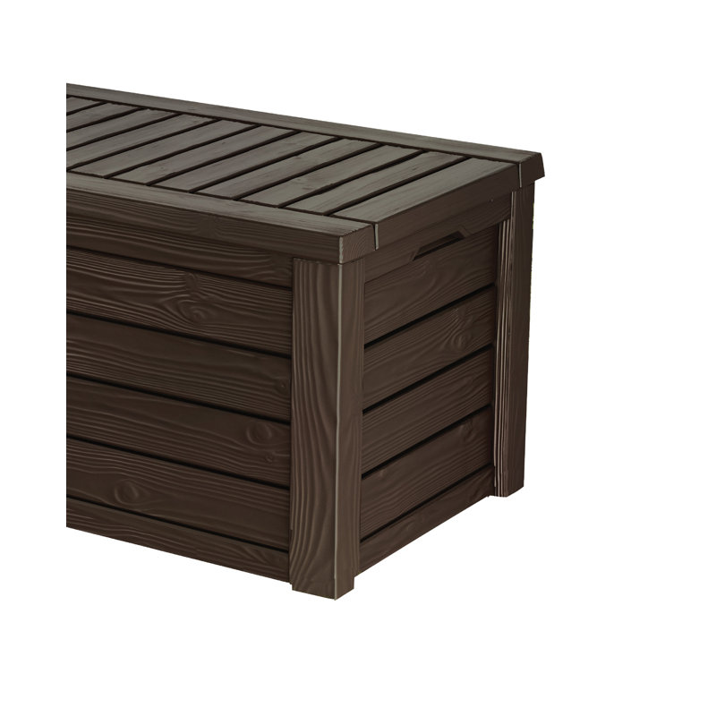 Wayfair Keter Westwood 150 Gallon Large Durable Resin Outdoor Storage And Organization Deck Box For Patio Furniture And Supplies
